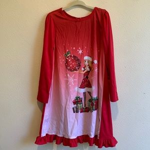 Childrens place holiday nightgown Size 5/6